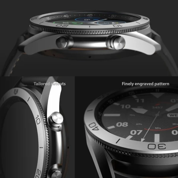 Ringke Bezel Styling case frame envelope ring Samsung Galaxy Watch 3 45mm black (GW3-45-61)eng