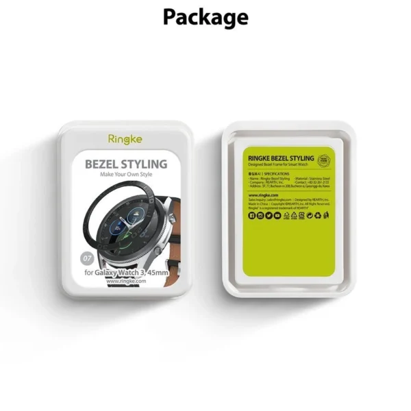 Ringke Bezel Styling case frame envelope ring Samsung Galaxy Watch 3 45mm black (GW3-45-61)eng