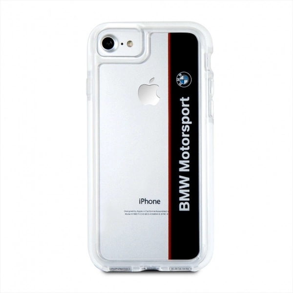 Etui hardcase BMW BMHCP7SPVNA iPhone 7 /8/SE 2020 /  SE 2022 transparent navy SHOCKPROOFeng