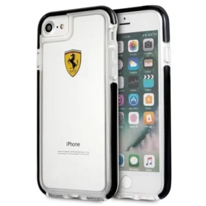 Ferrari Hardcase FEGLHCP7BK iPhone 7/8 SE 2020 / SE 2022 Shockproof transparent blackeng