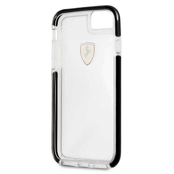 Ferrari Hardcase FEGLHCP7BK iPhone 7/8 SE 2020 / SE 2022 Shockproof transparent blackeng