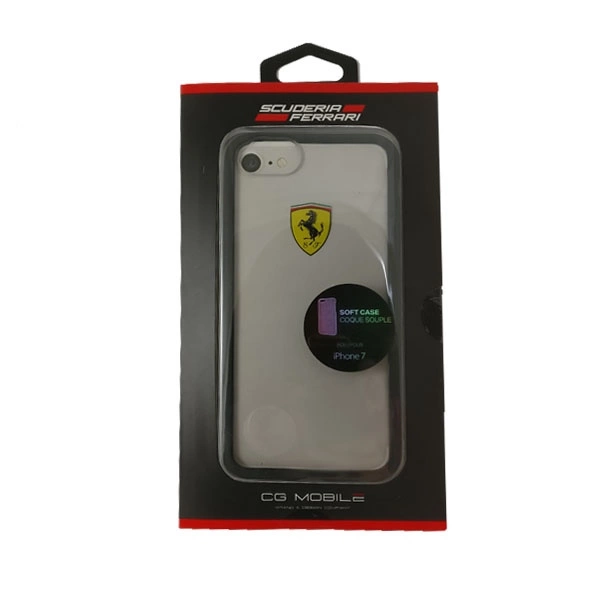 Ferrari Hardcase FEHCRFP7BK iPhone 7/8 /SE 2020 / SE 2022 transparent/blackeng