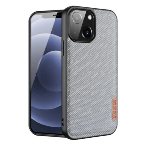Dux Ducis Fino case covered with nylon material for iPhone 13 mini grayeng