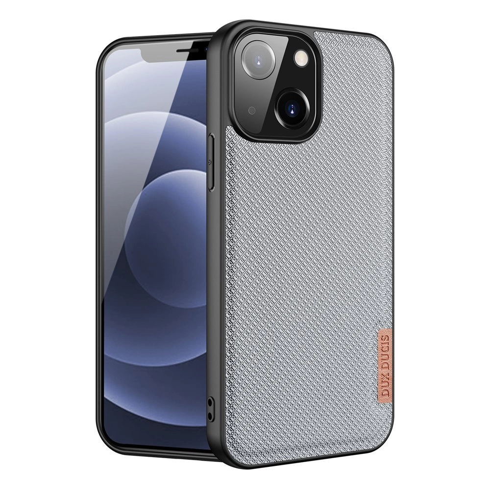 Dux Ducis Fino case covered with nylon material for iPhone 13 mini grayeng