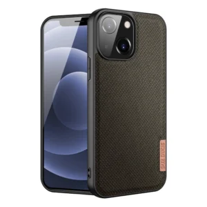 Dux Ducis Fino case covered with nylon material for iPhone 13 mini greeneng