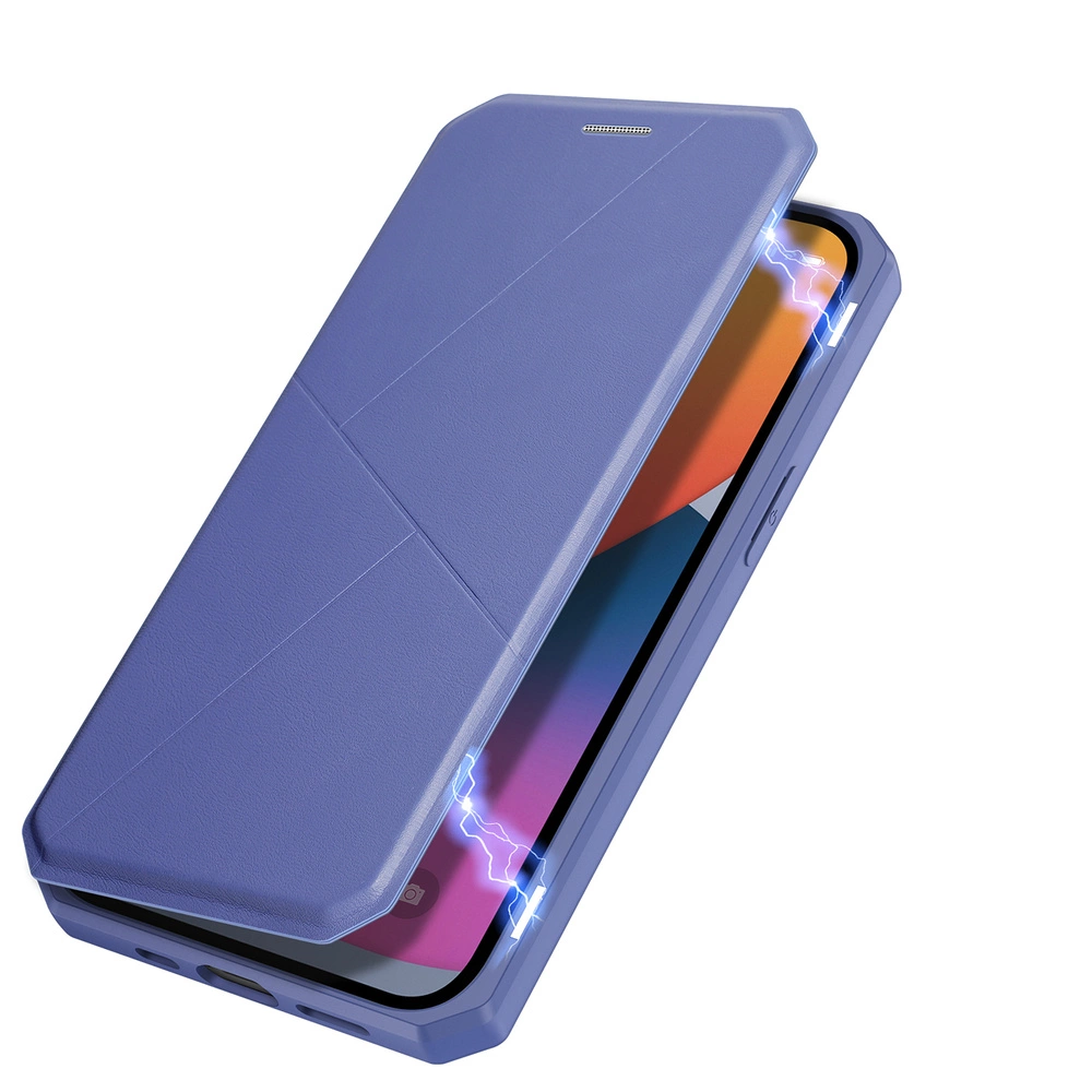 DUX DUCIS Skin X Bookcase type case for iPhone 13 Pro blueeng