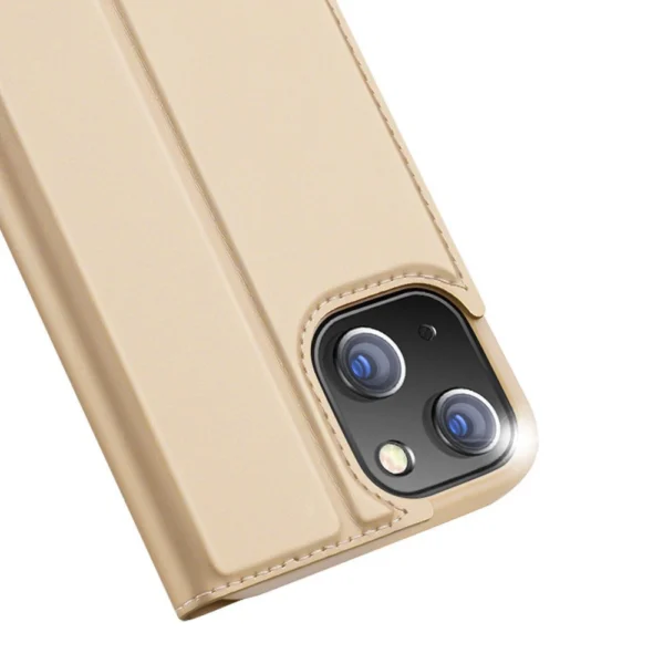 Dux Ducis Skin Pro Bookcase type case for iPhone 13 goldeneng
