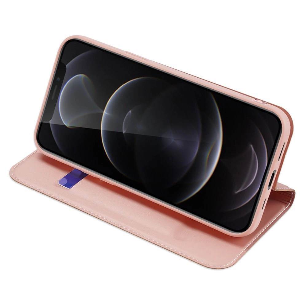 74024_4 Dux Ducis Skin Pro Bookcase type case for iPhone 13 Pro pinkeng