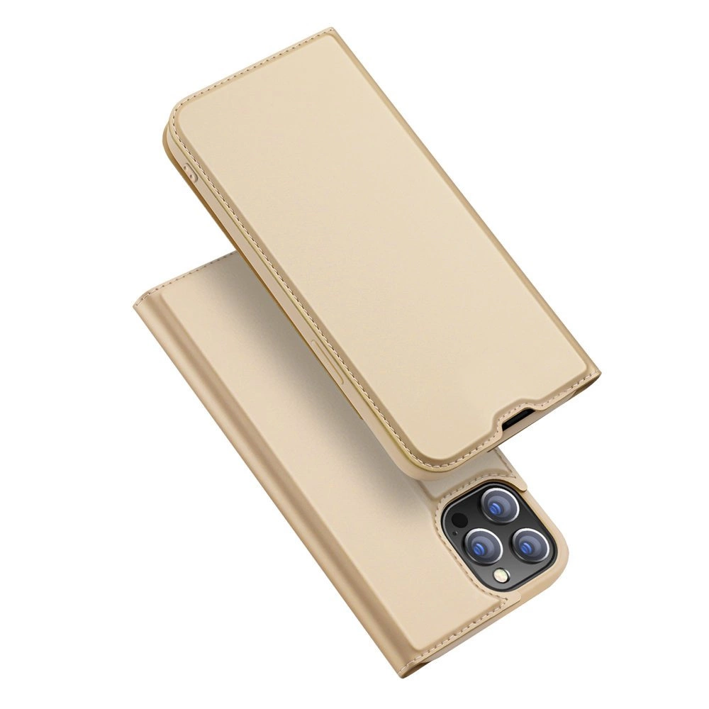 Dux Ducis Skin Pro Bookcase type case for iPhone 13 Pro goldeneng
