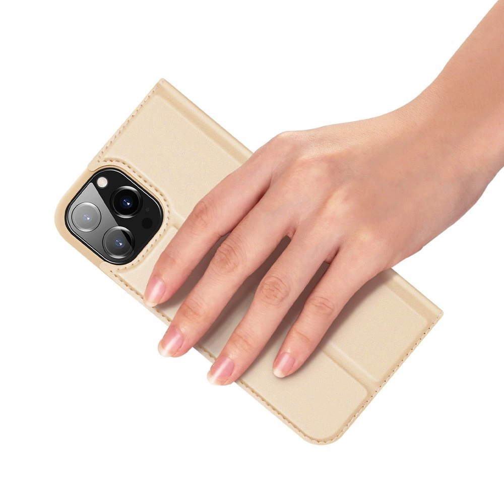Dux Ducis Skin Pro Bookcase type case for iPhone 13 Pro goldeneng