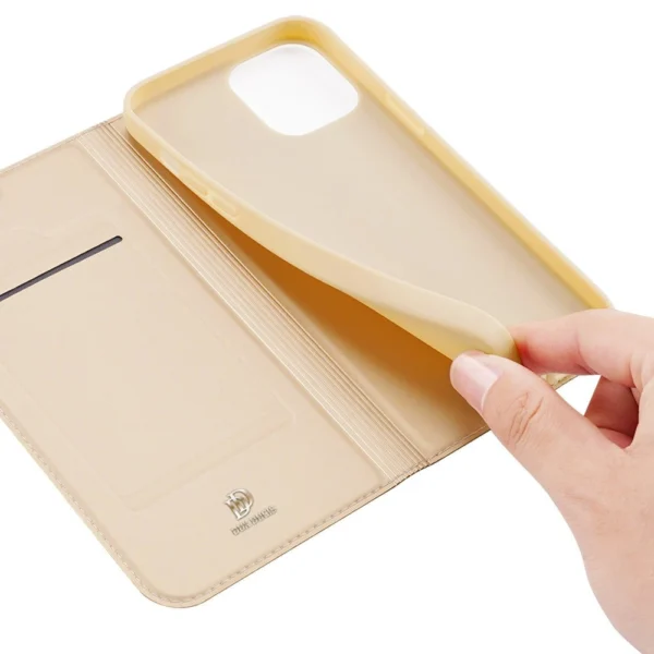 Dux Ducis Skin Pro Bookcase type case for iPhone 13 Pro goldeneng