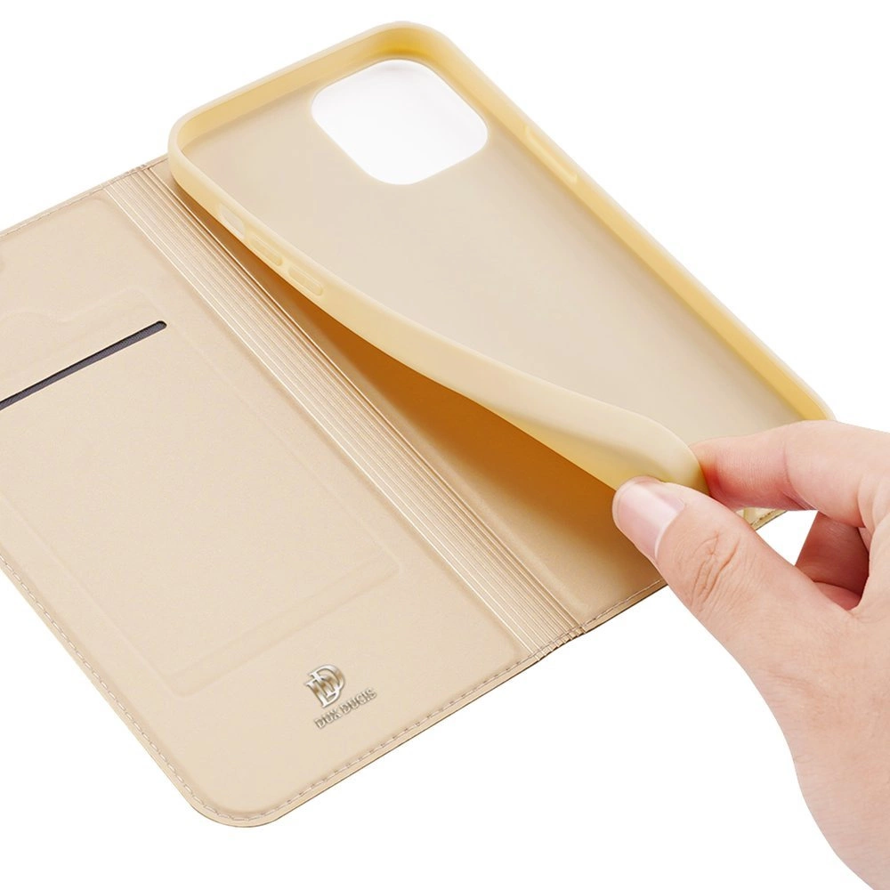 Dux Ducis Skin Pro Bookcase type case for iPhone 13 Pro goldeneng