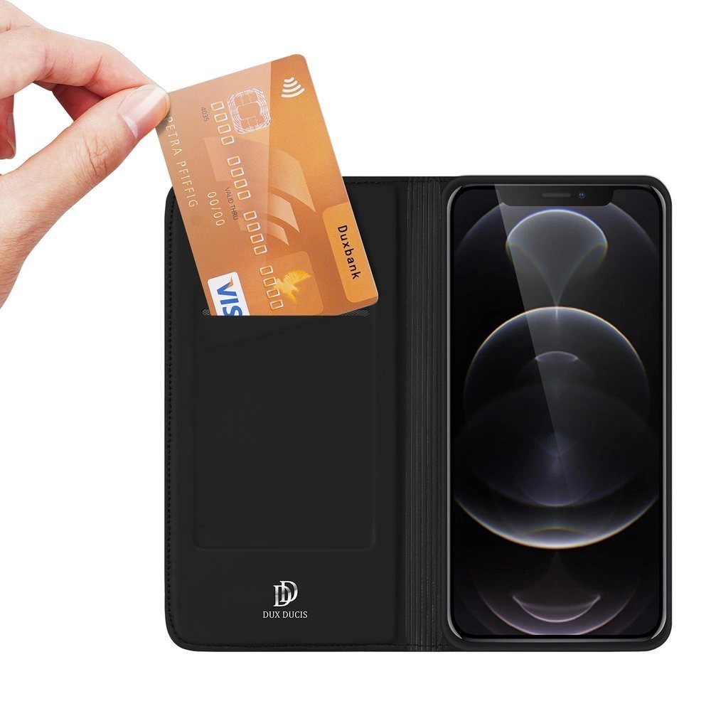 74026_2 Dux Ducis Skin Pro Bookcase type case for iPhone 13 Pro Max blackeng