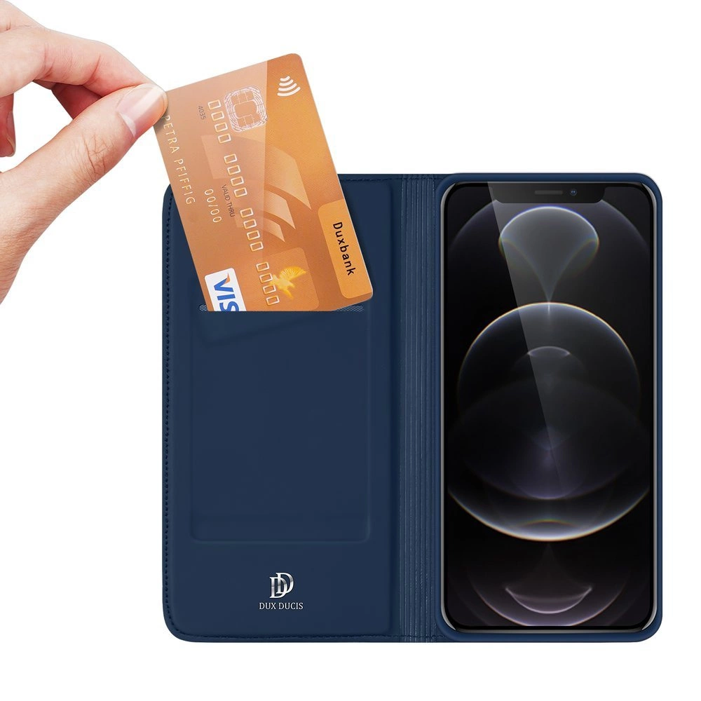 74027_2 Dux Ducis Skin Pro Bookcase type case for iPhone 13 Pro Max blueeng