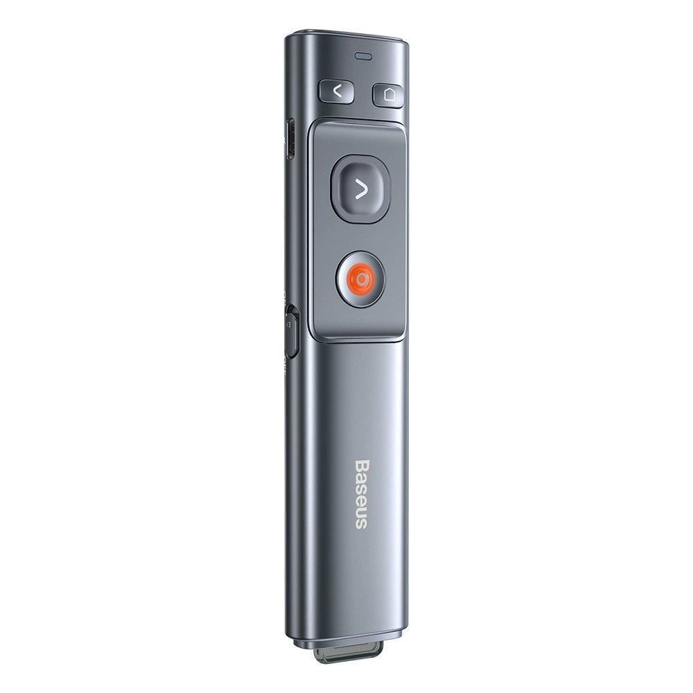 Baseus Orange Dot wireless laser pointer for presentations - gray (with battery)eng