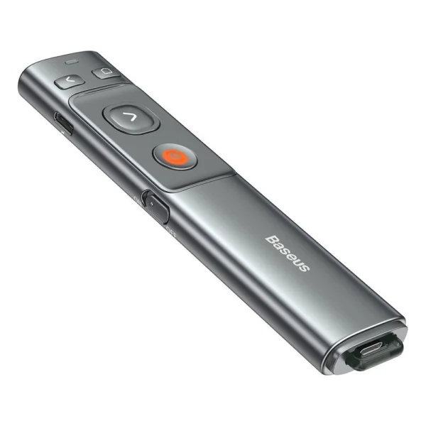 Baseus Orange Dot wireless laser pointer for presentations - gray (with battery)eng