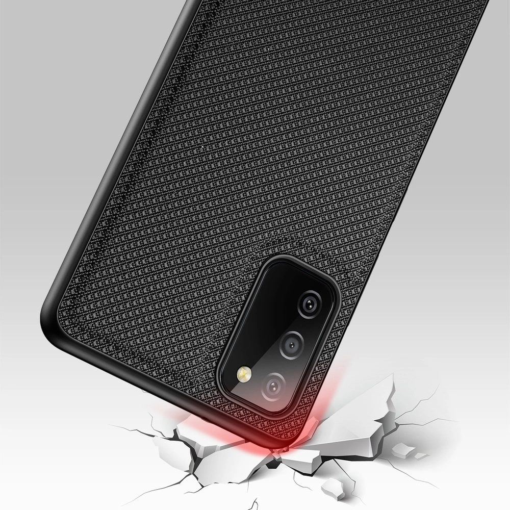 Dux Ducis Fino case covered with nylon material for Samsung Galaxy A03s blackeng