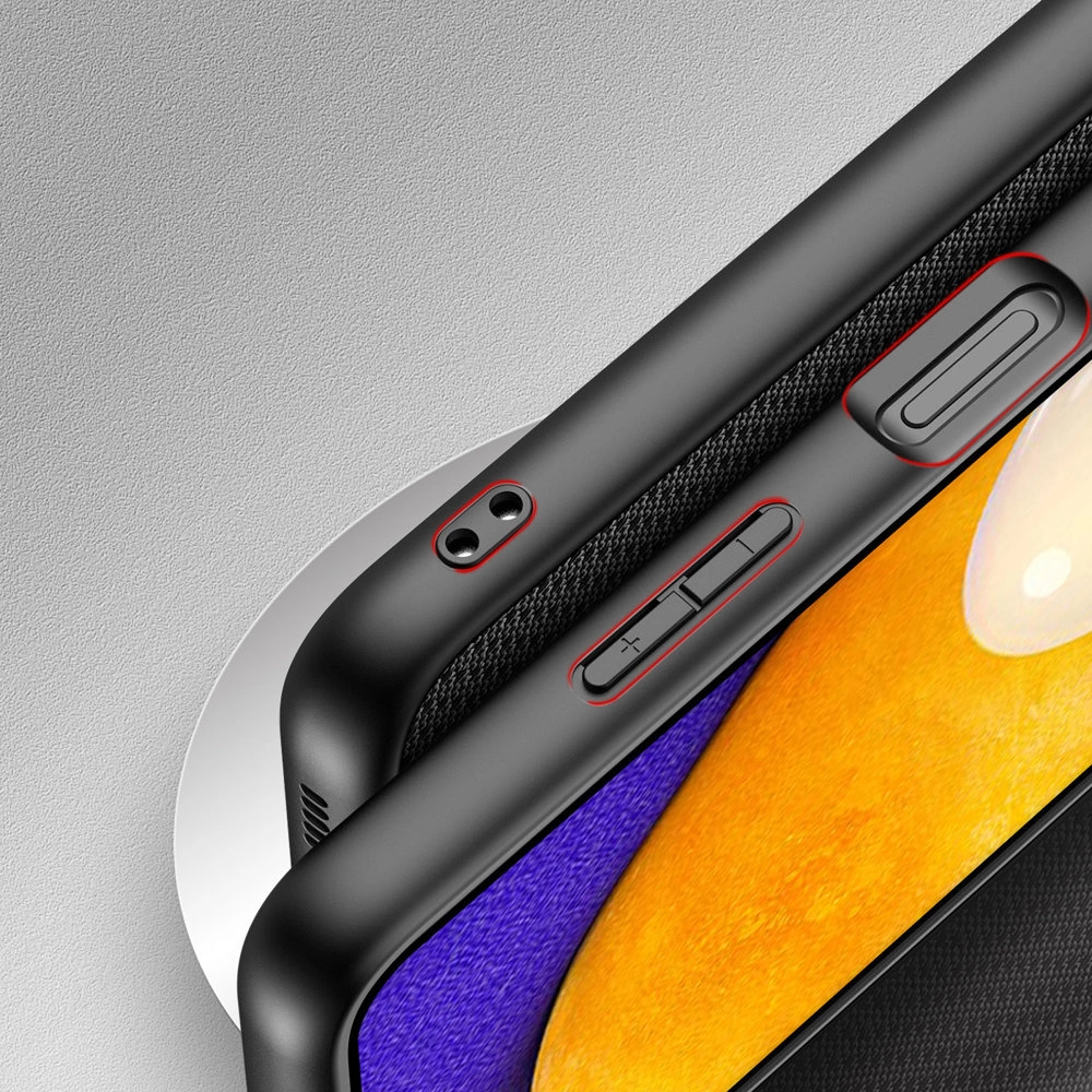 Dux Ducis Fino case covered with nylon material for Samsung Galaxy A03s blackeng