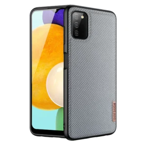 Dux Ducis Fino case covered with nylon material for Samsung Galaxy A03s grayeng