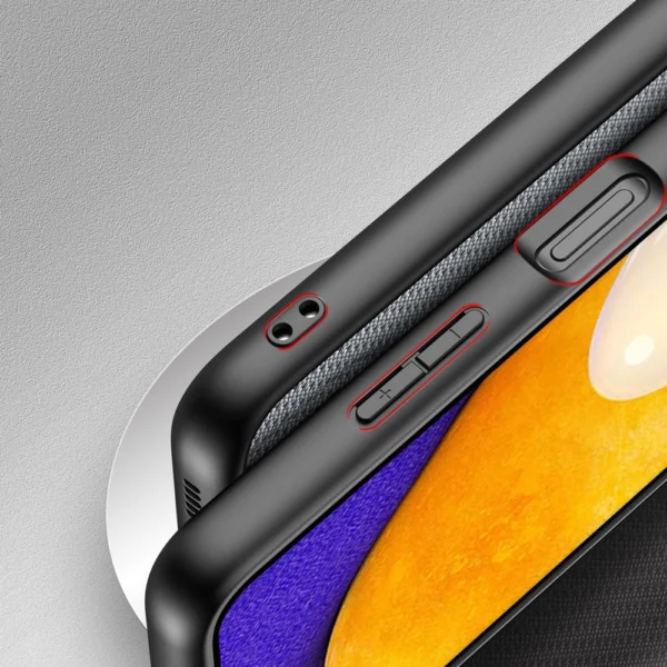Dux Ducis Fino case covered with nylon material for Samsung Galaxy A03s grayeng