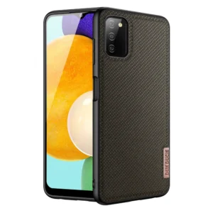 Dux Ducis Fino case covered with nylon material for Samsung Galaxy A03s greeneng