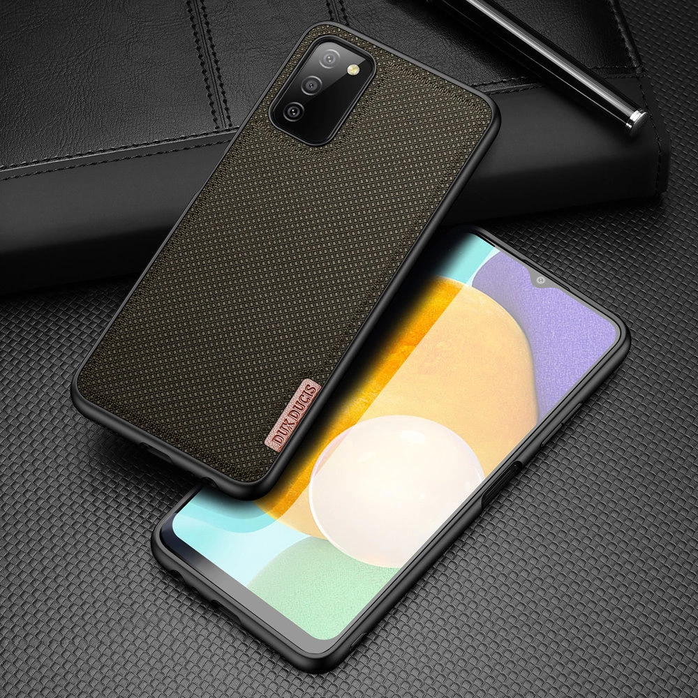 Dux Ducis Fino case covered with nylon material for Samsung Galaxy A03s greeneng