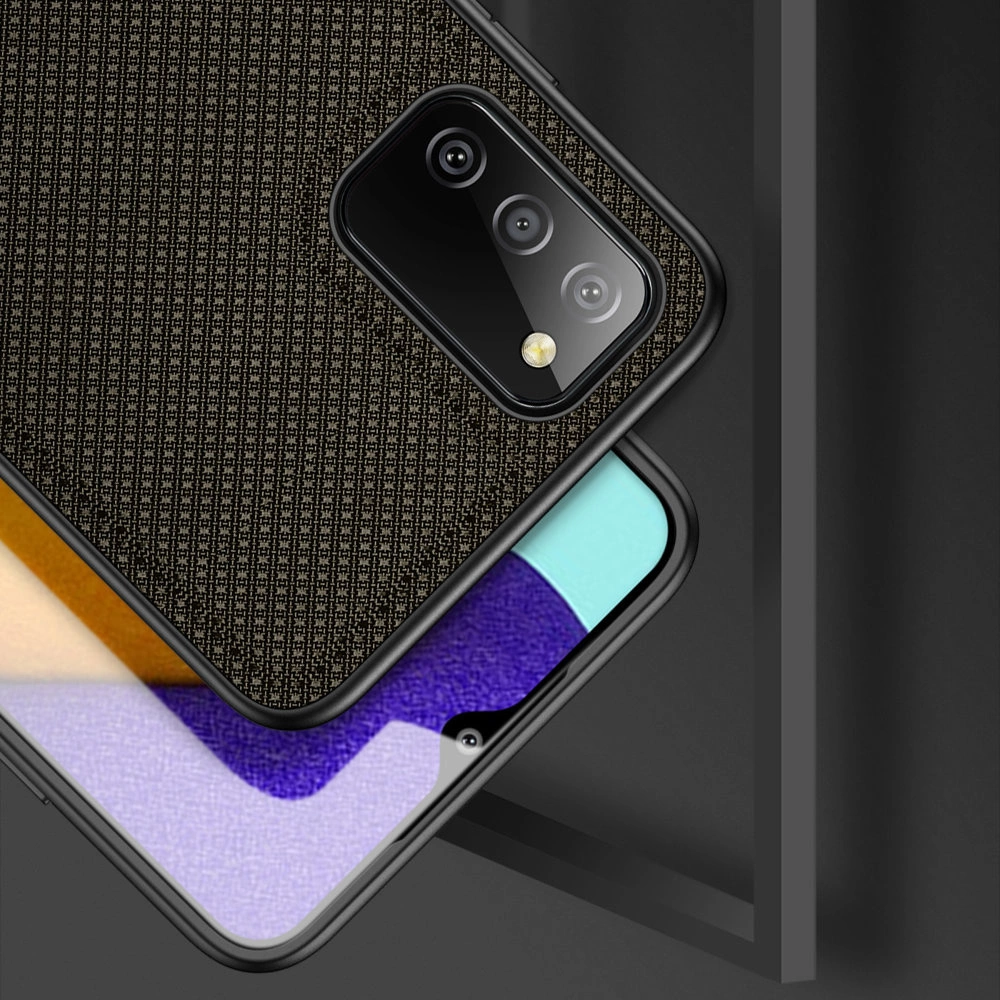 Dux Ducis Fino case covered with nylon material for Samsung Galaxy A03s greeneng