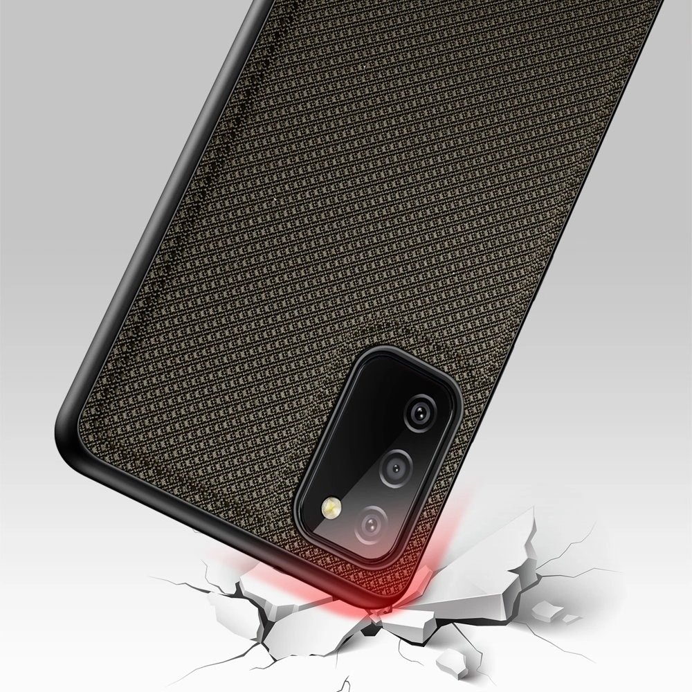 Dux Ducis Fino case covered with nylon material for Samsung Galaxy A03s greeneng