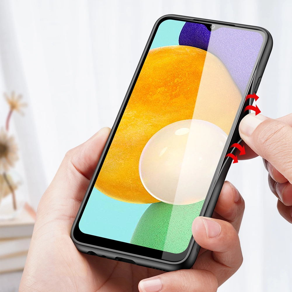Dux Ducis Fino case covered with nylon material for Samsung Galaxy A03s greeneng