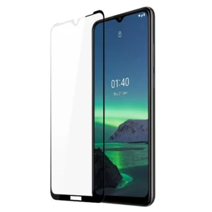 Dux Ducis 10D Tempered Glass Tough Screen Protector Full Coveraged with Frame for Nokia 1.4 transparent (case friendly)eng