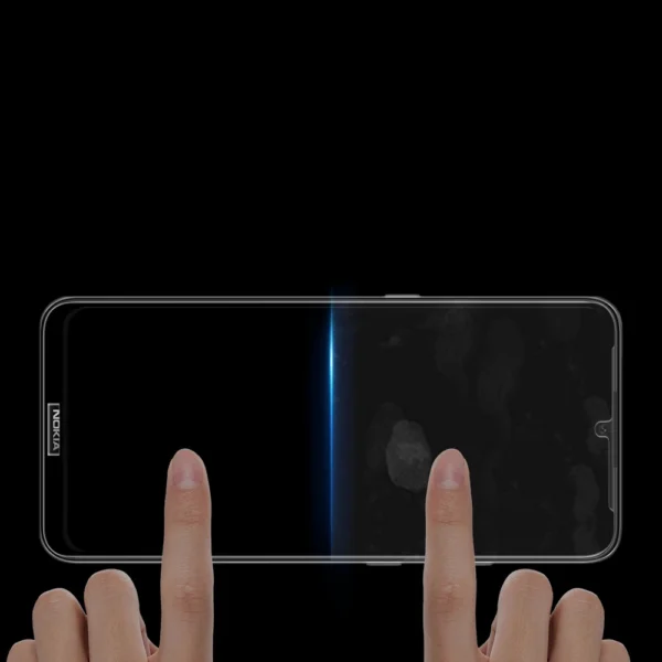 Dux Ducis 10D Tempered Glass Tough Screen Protector Full Coveraged with Frame for Nokia 1.4 transparent (case friendly)eng