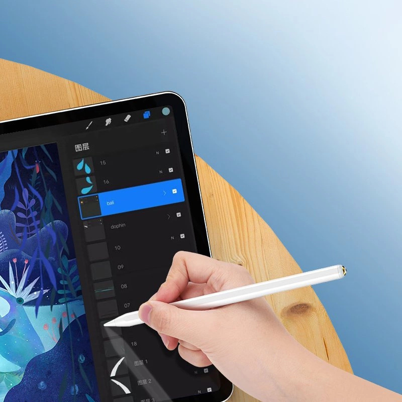 Choetech capacitive stylus pen for iPad (active) white (HG04)eng