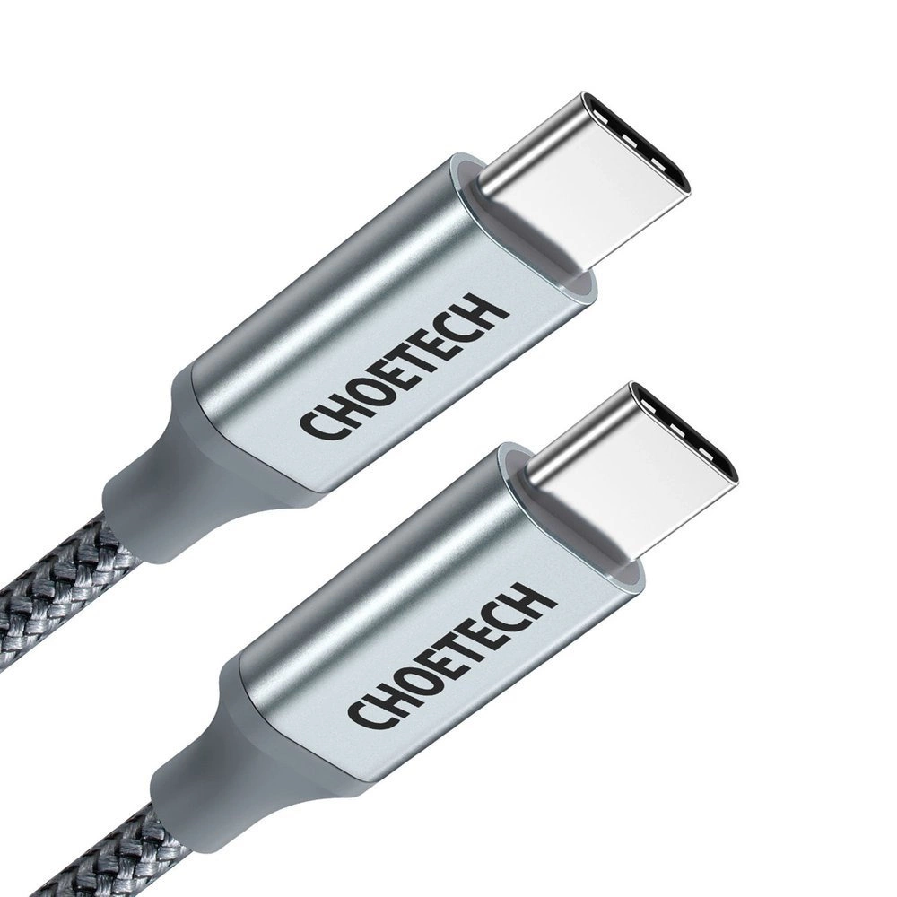 Choetech XCC-1002-GY USB-C - USB-C PD QC cable 100W 5A 480Mb/s 1.8m - grayeng