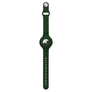 Silicone flexible case wristband wrist pendant case for Apple AirTag locator greeneng