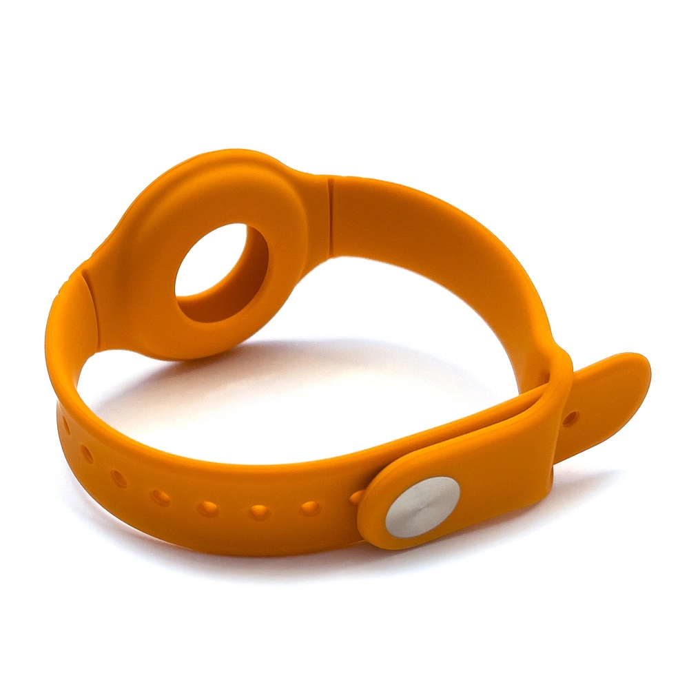 Silicone elastic case wristband wrist pendant case for Apple AirTag locator navy blueeng