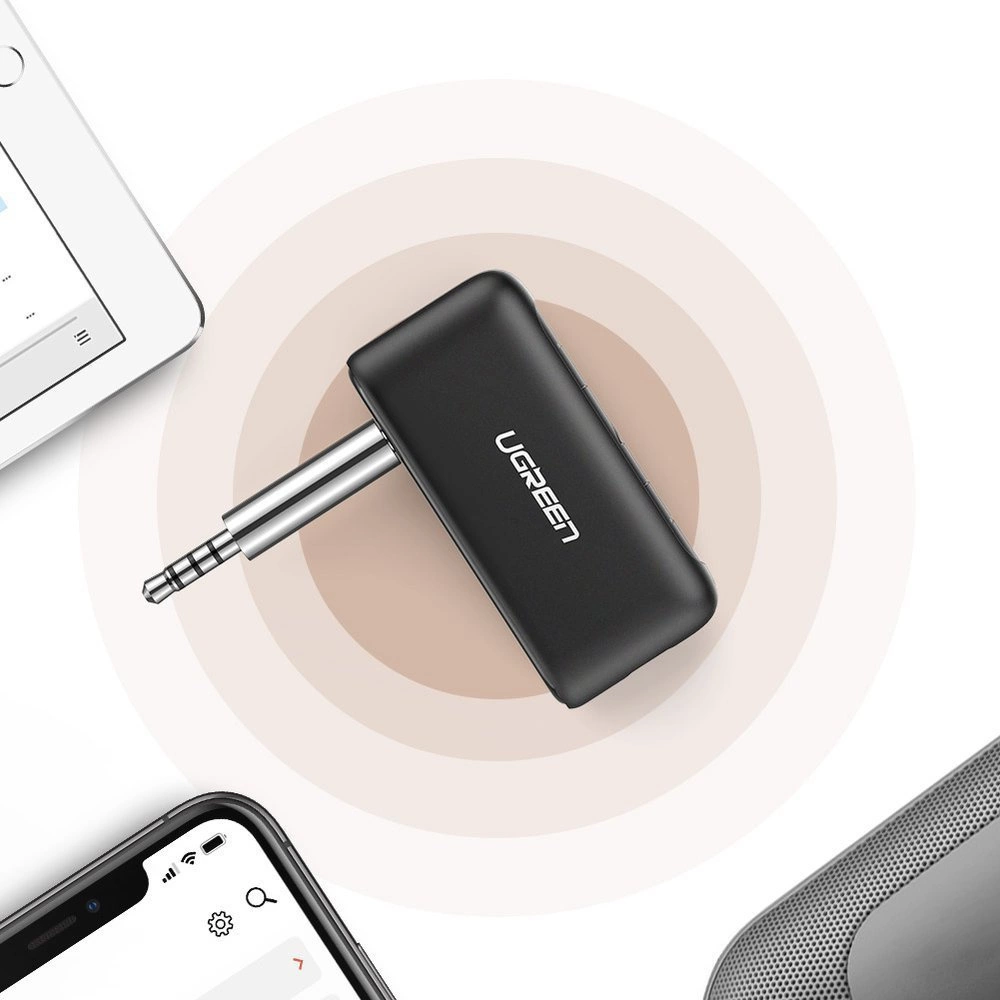 [ON RETURN] Ugreen Bluetooth 5.0 audio receiver AUX mini jack for car black (70303)eng