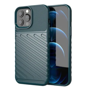 Thunder Case Flexible Tough Rugged Cover TPU Case for iPhone 13 Pro Max greeneng