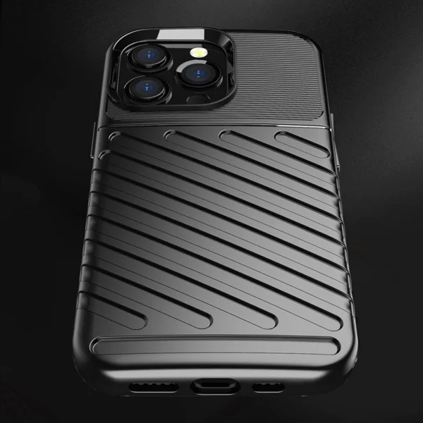 Thunder Case Flexible Tough Rugged Cover TPU Case for iPhone 13 Pro blueeng