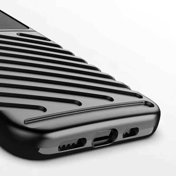 Thunder Case Flexible Tough Rugged Cover TPU Case for iPhone 13 Pro blackeng