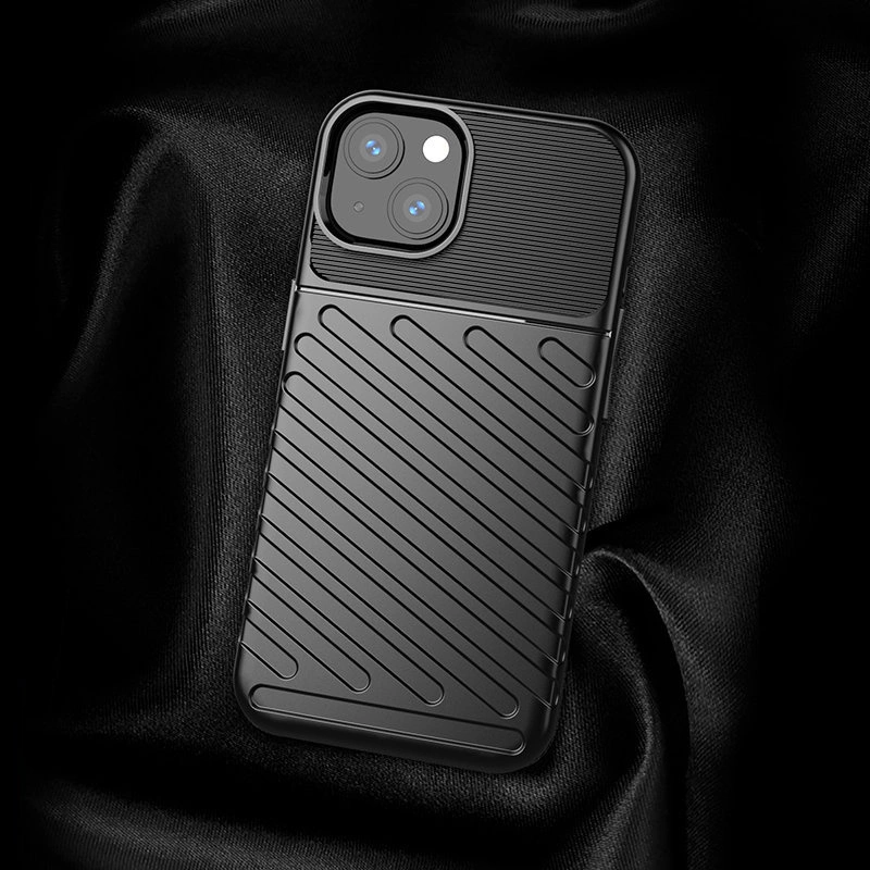 Thunder Case Flexible Tough Rugged Cover TPU Case for iPhone 13 greeneng