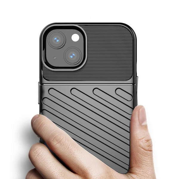 Thunder Case Flexible Tough Rugged Cover TPU Case for iPhone 13 greeneng