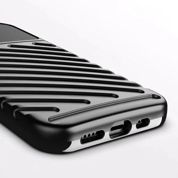 Thunder Case Flexible Tough Rugged Cover TPU Case for iPhone 13 mini blackeng