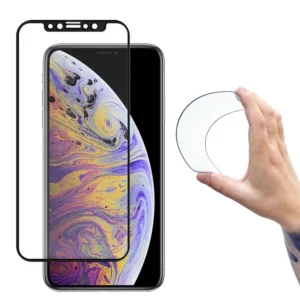 Wozinsky Full Cover Flexi Nano foil glass tempered glass with frame iPhone 14 Max / 13 Pro Max transparenteng