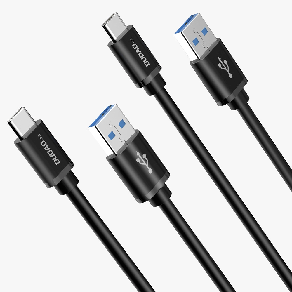 Dudao cable USB cable - USB Type C Super Fast Charge 1 m black (L5G-Black)eng