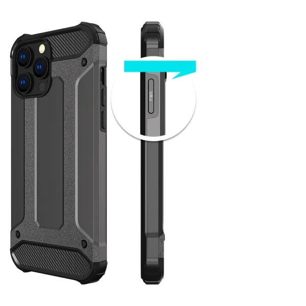 Hybrid Armor Case Tough Rugged Cover for iPhone 13 Pro goldeneng