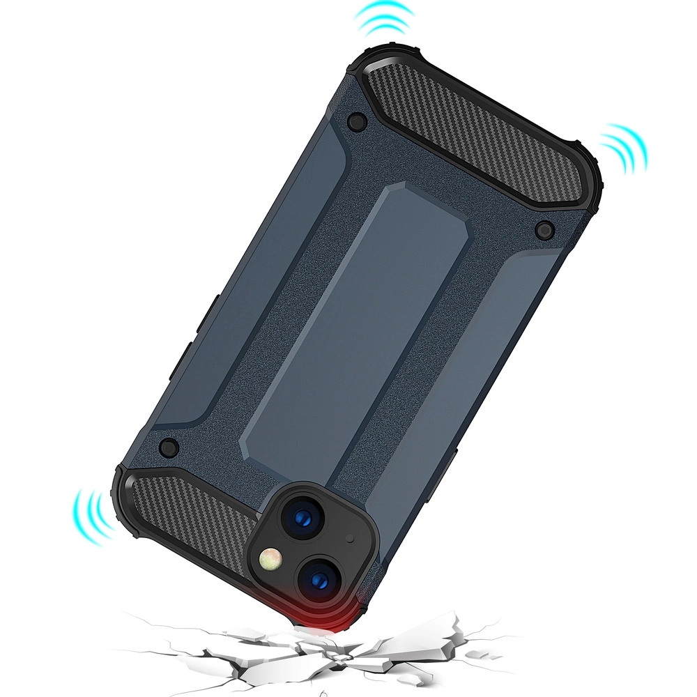 Hybrid Armor Case Tough Rugged Cover for iPhone 13 goldeneng