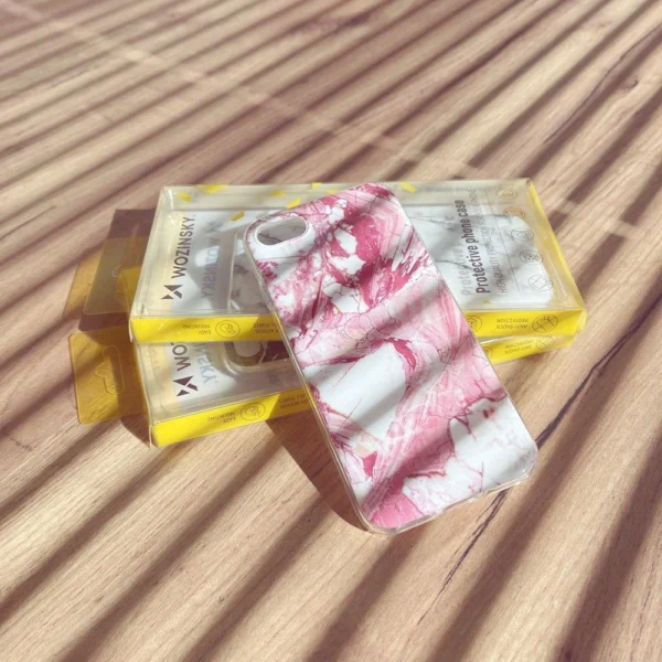 Wozinsky Marble TPU case cover for Xiaomi Redmi Note 10 5G / Poco M3 Pro whiteeng
