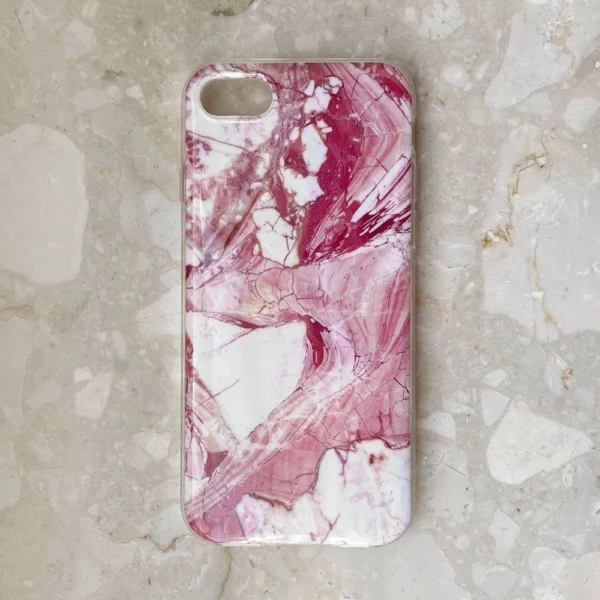Wozinsky Marble TPU case cover for iPhone 13 Pro Max pinkeng