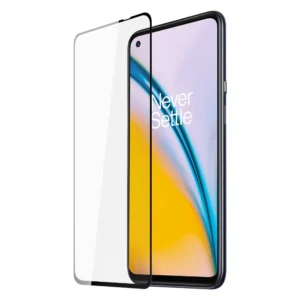 Dux Ducis 9D Tempered Glass Tough Screen Protector Full Coveraged with Frame for OnePlus Nord N200 5G black (case friendly)eng