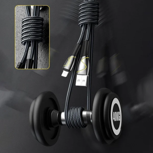 Joyroom Mermaid Series K6 USB-A / Lightning 2.4A cable 2m - blackeng